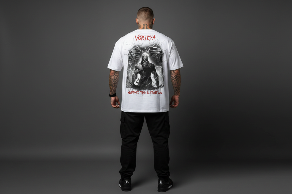 Бяла тениска - гръм и мълнии