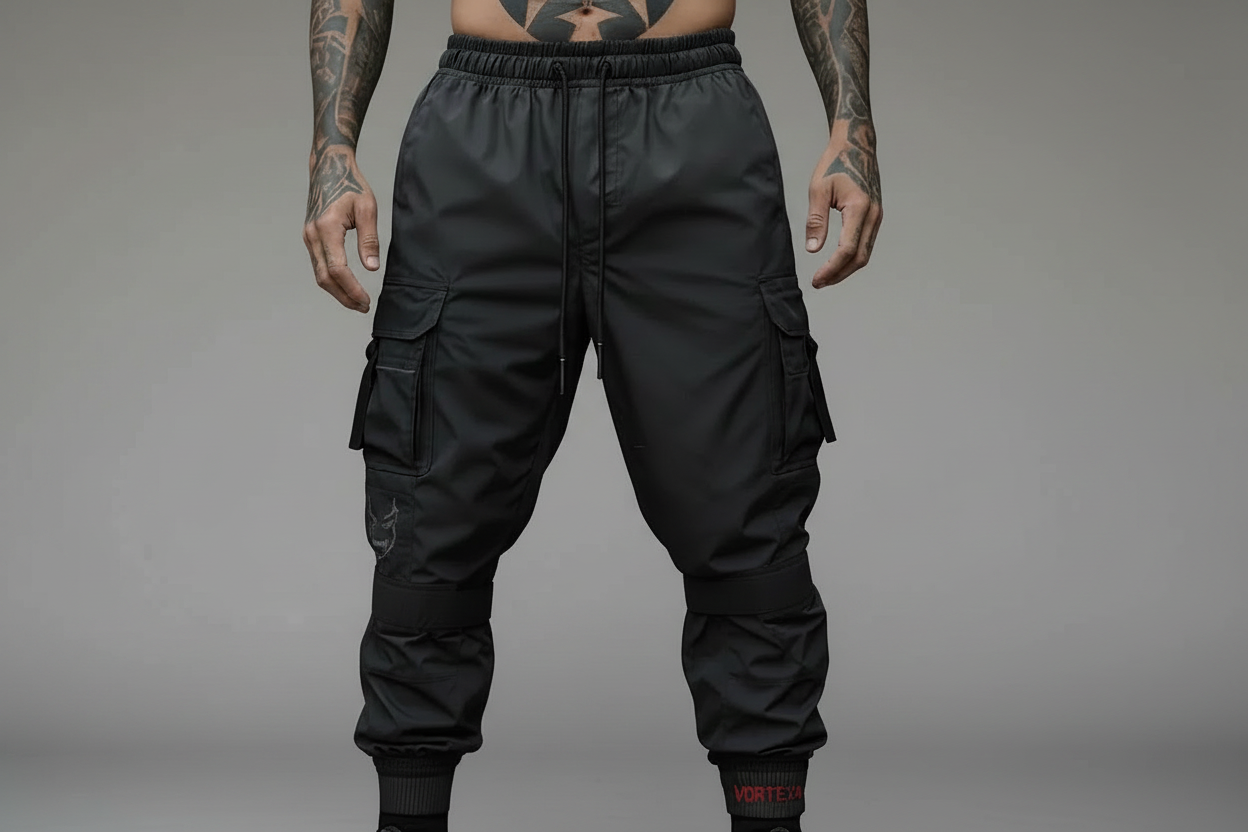 Vortexa Cargo Pants - Gray Background